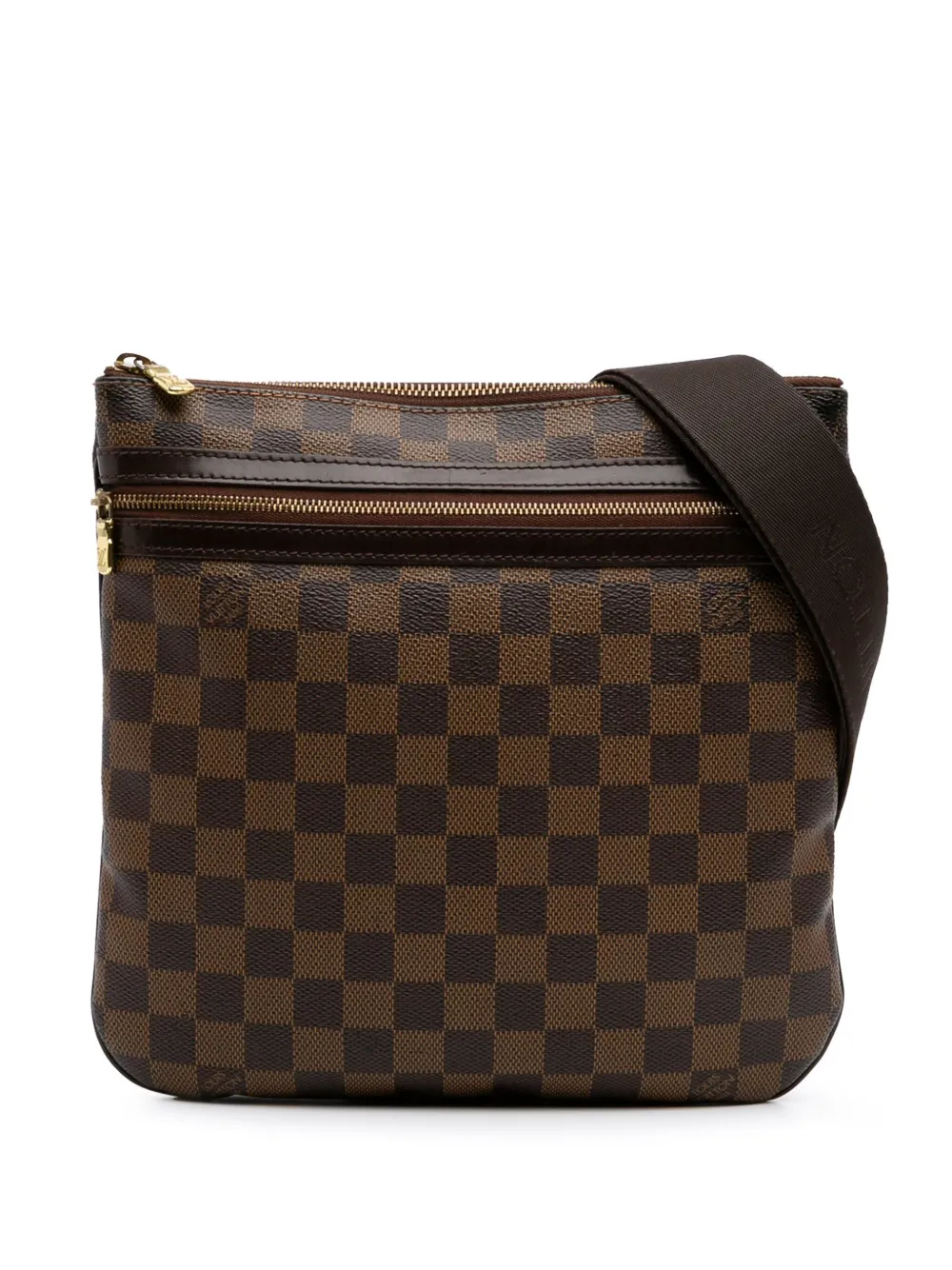 Louis Vuitton Pre-Owned 2008 Damier Ebene Bosphore Pochette crossbody bag - Marrone