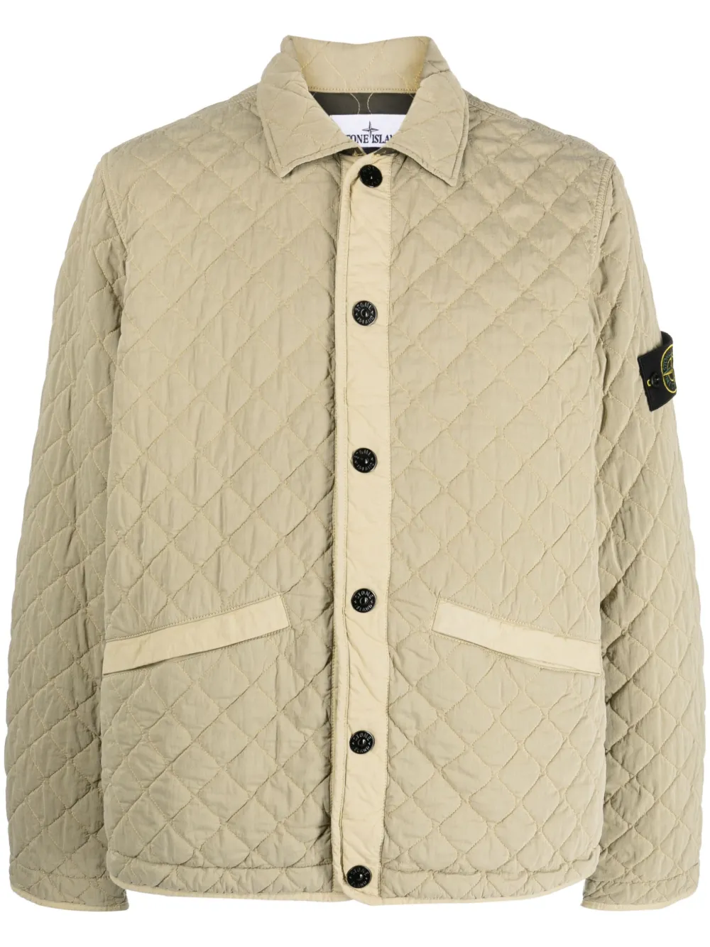 Stone Island Bomber trapuntato - Verde