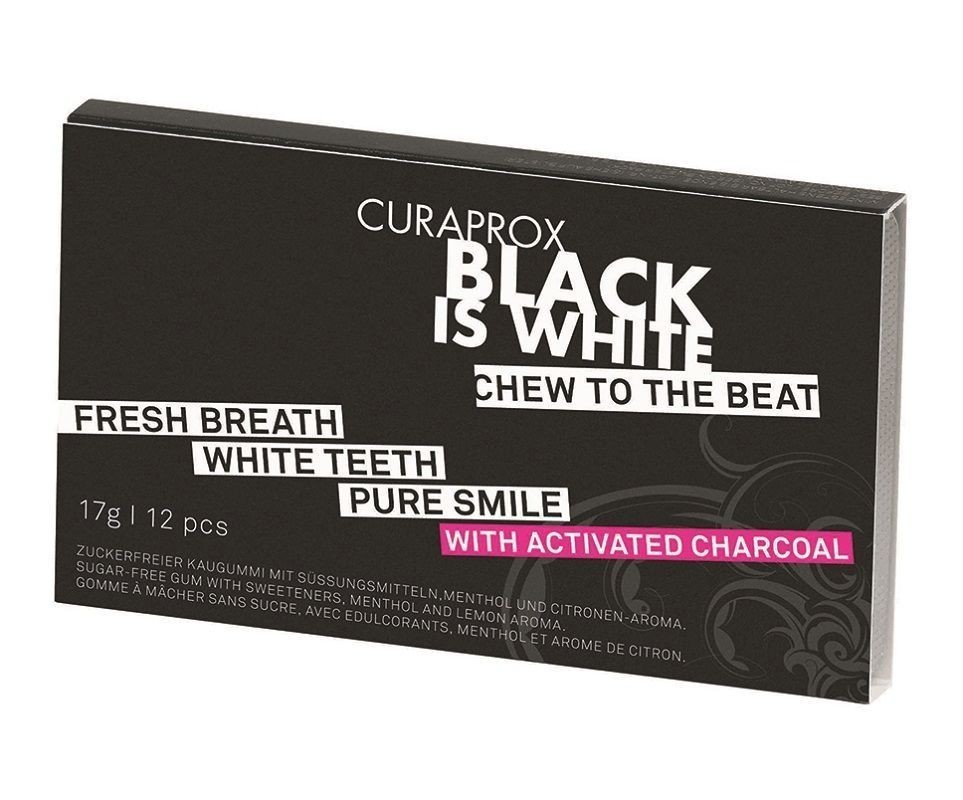 Curaprox Gomme da Masticare Black Is White