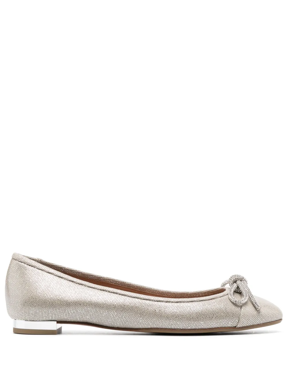 Aquazzura Ballerine Parisina con fiocco - Grigio
