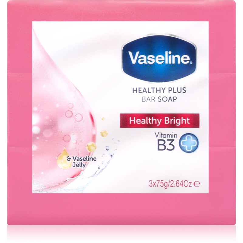 Vaseline Healthy Bright Bar Soap Set Di Saponi Solidi 3X75 G