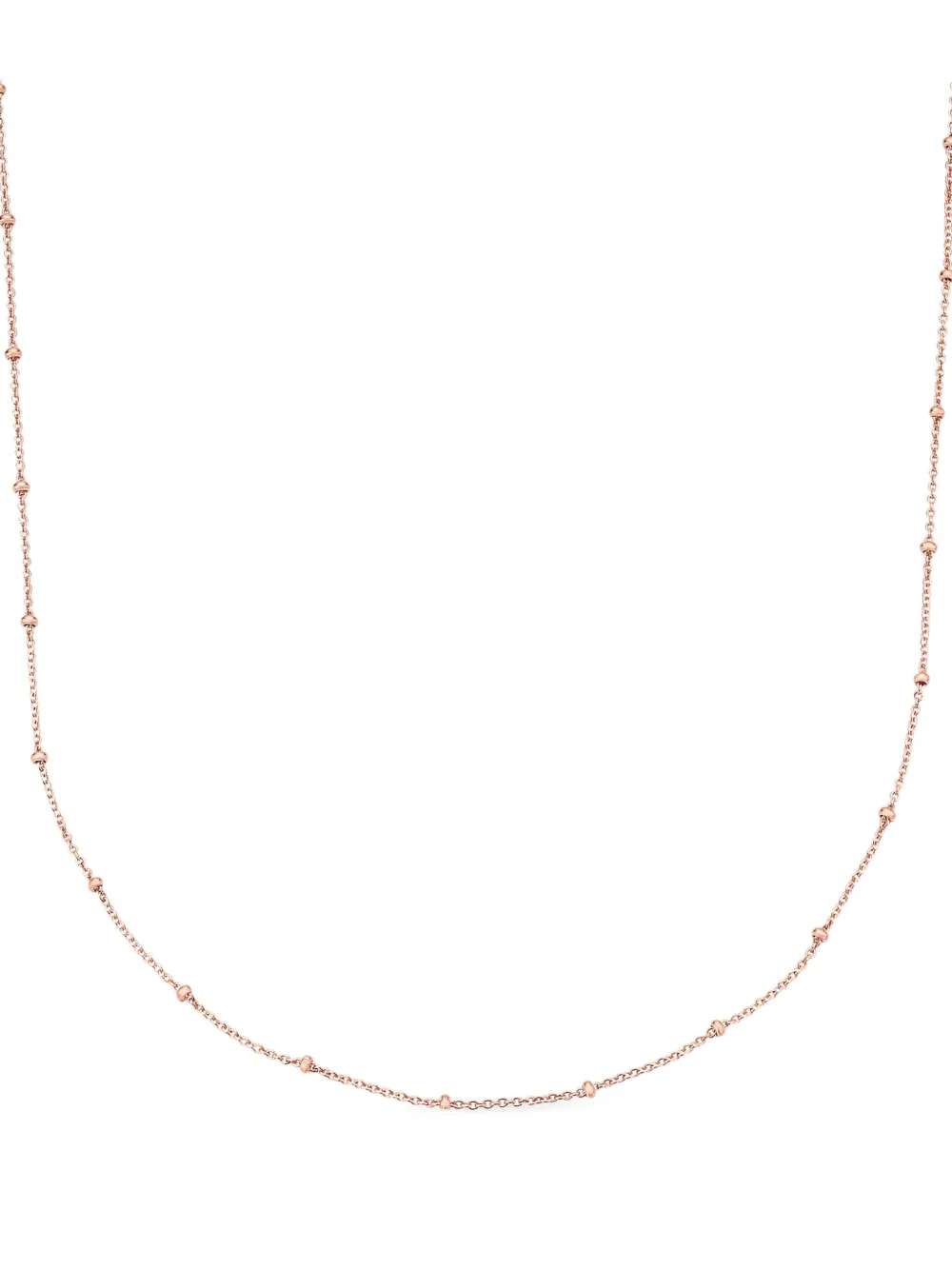 Monica Vinader fine-chain 18kt rose gold vermeil necklace - Rosa