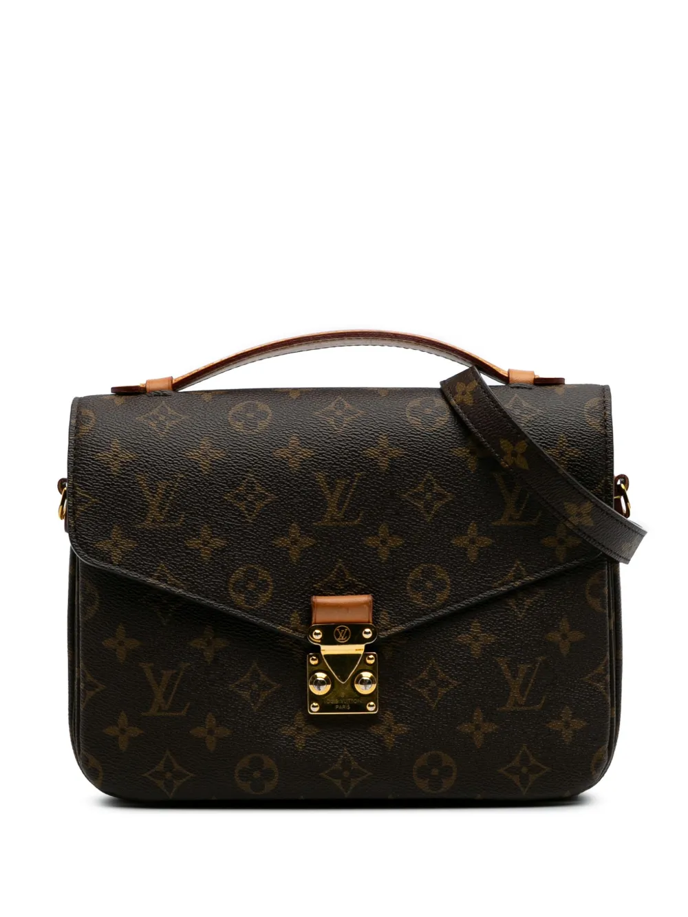 Louis Vuitton Pre-Owned 2020 Monogram Pochette Metis satchel - Marrone