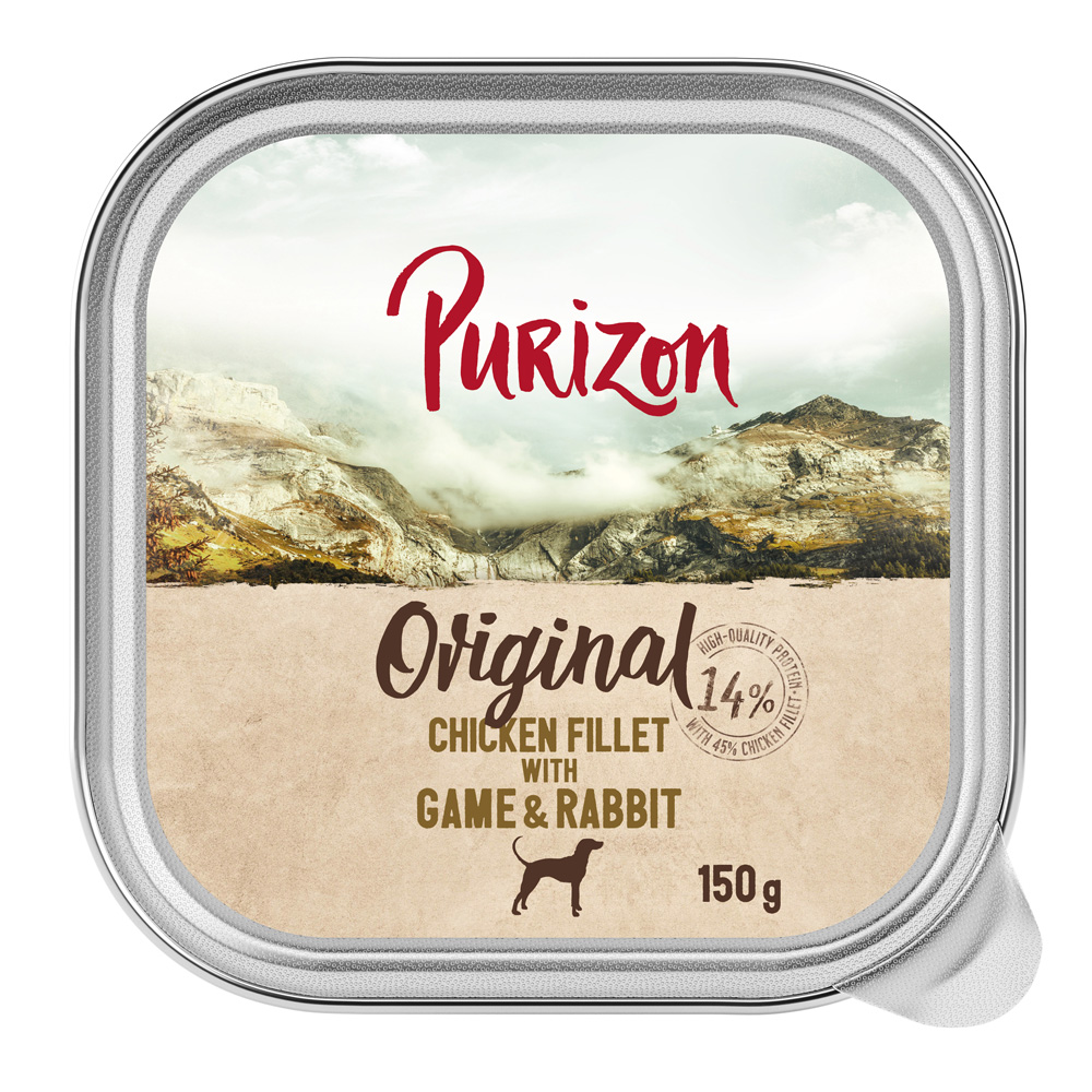Purizon 6 x 150 g Umido per cane - Filetto di Pollo con Agnello & Salmone