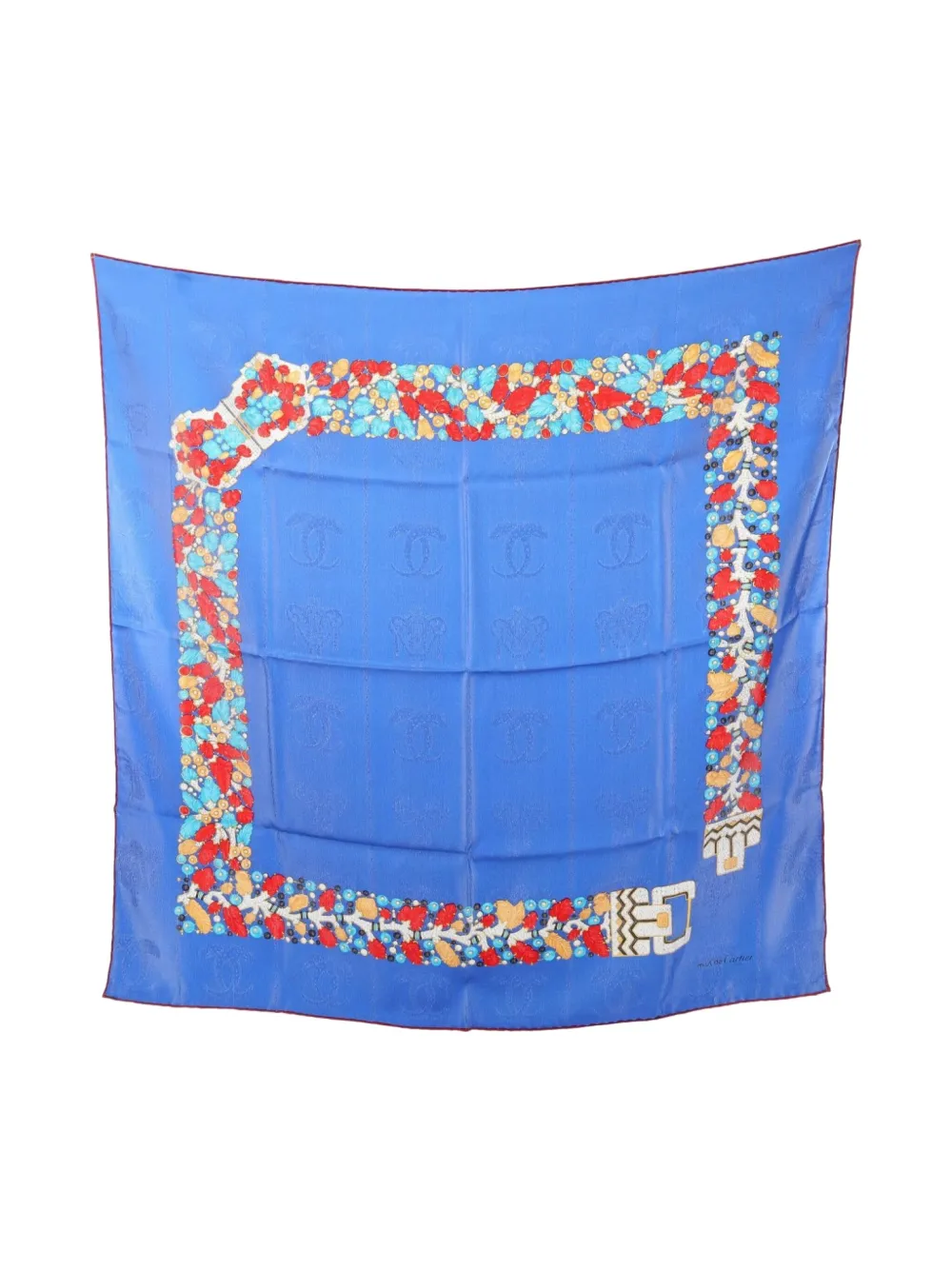 Cartier 2010s Must De Cartier scarf - Blu