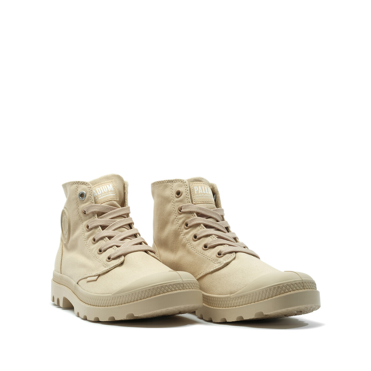 Palladium Sneakers Alte Monochrome Beige Uomo Taglie 42