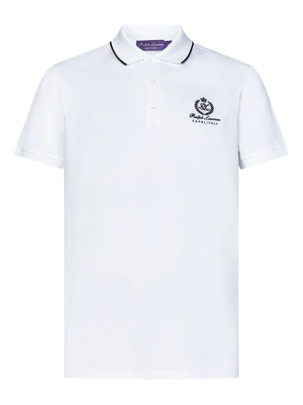 Ralph Lauren Collection cotton polo shirt - Bianco