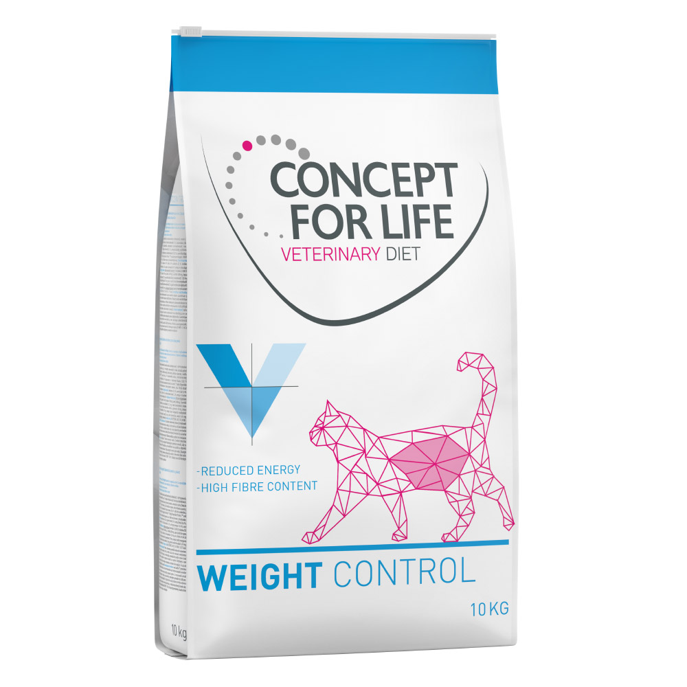 Prezzo speciale! 10 kg Concept for Life Veterinary Diet Crocchette per gatto - Weight Control