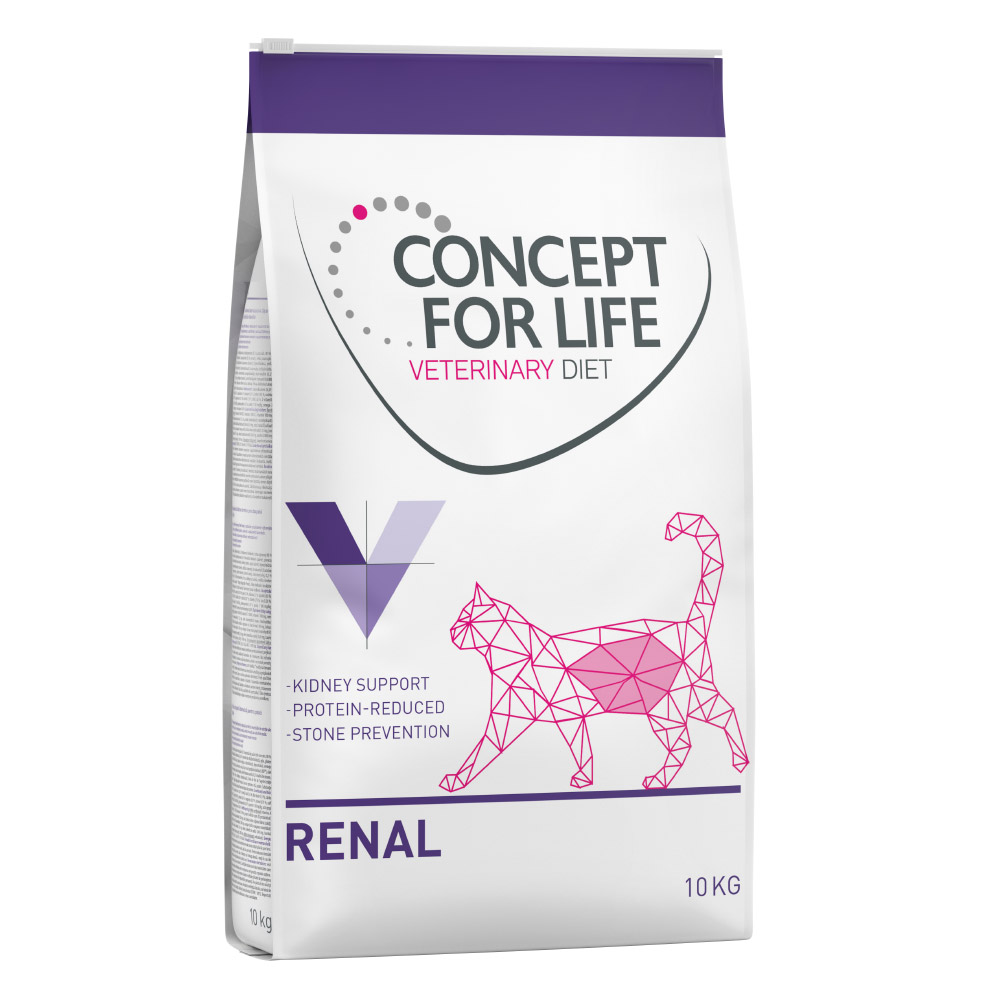 Prezzo speciale! 10 kg Concept for Life Veterinary Diet Crocchette per gatto - Renal
