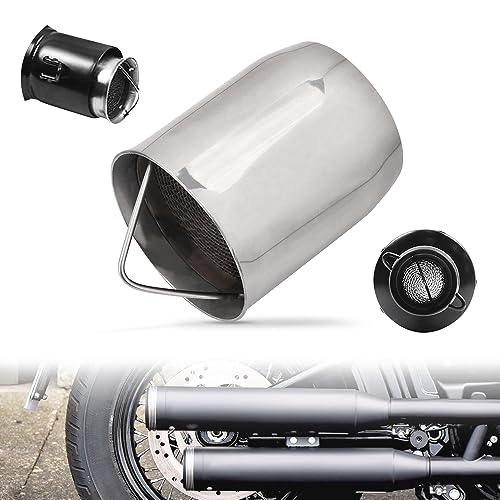Anxin Catalizzatore Moto 60Mm Silenziatore Moto Db Killer 60Mm Universale Rimovibile Eliminatore Di Rumore