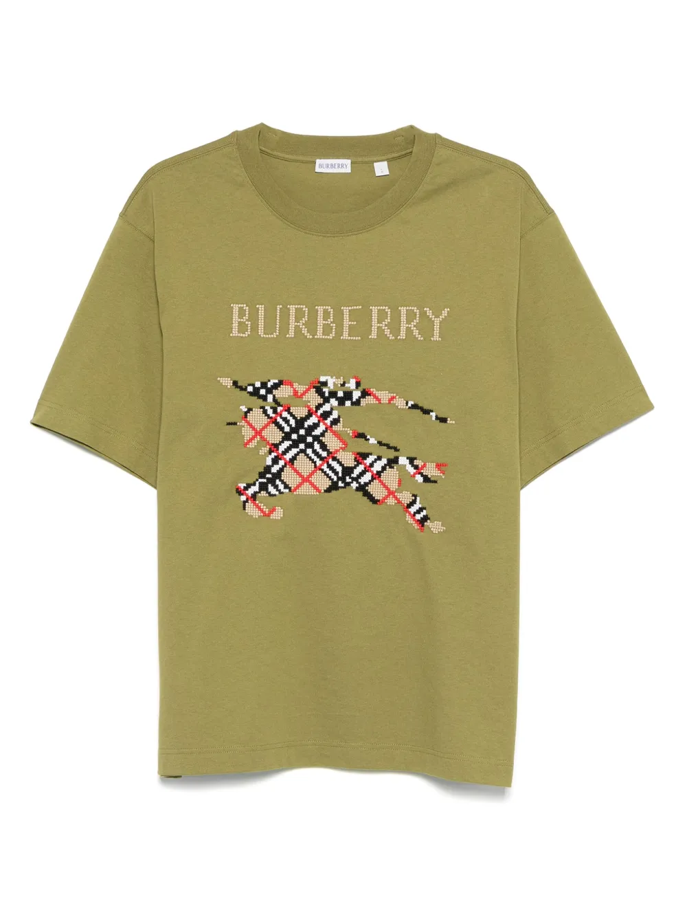 Burberry EDK-embroidered T-shirt - Verde