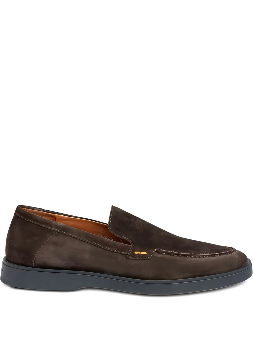 Lloyd Hutching suede slip-on loafers - Marrone