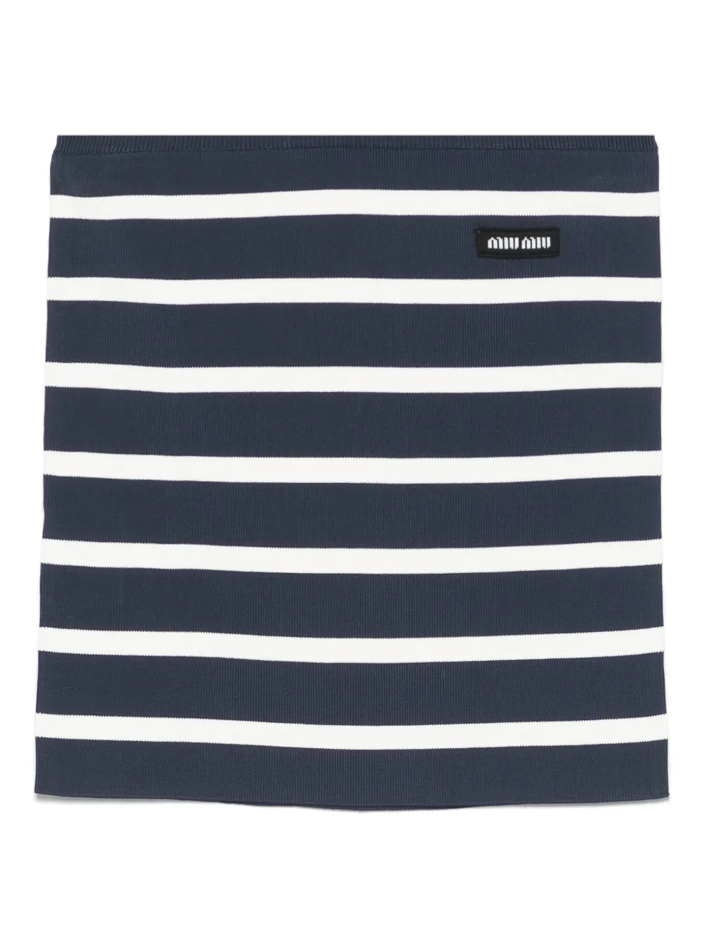 Miu Miu striped top - Blu