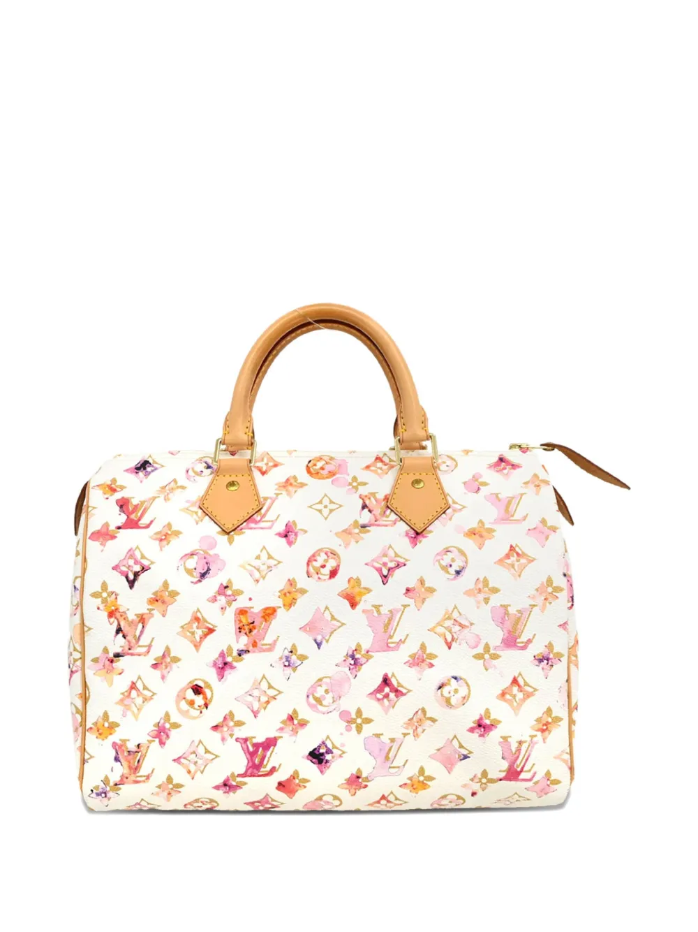 Louis Vuitton Pre-Owned 2008 Monogram Watercolor Speedy 30 handbag - Bianco