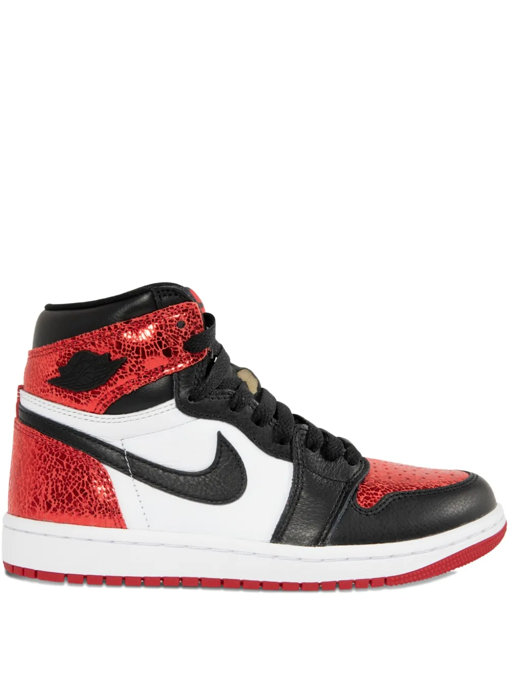 Jordan Air Jordan 1 Retro high-top leather sneakers - Rosso