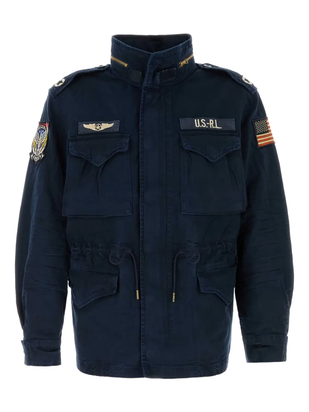 Polo Ralph Lauren cotton bomber jacket - Blu