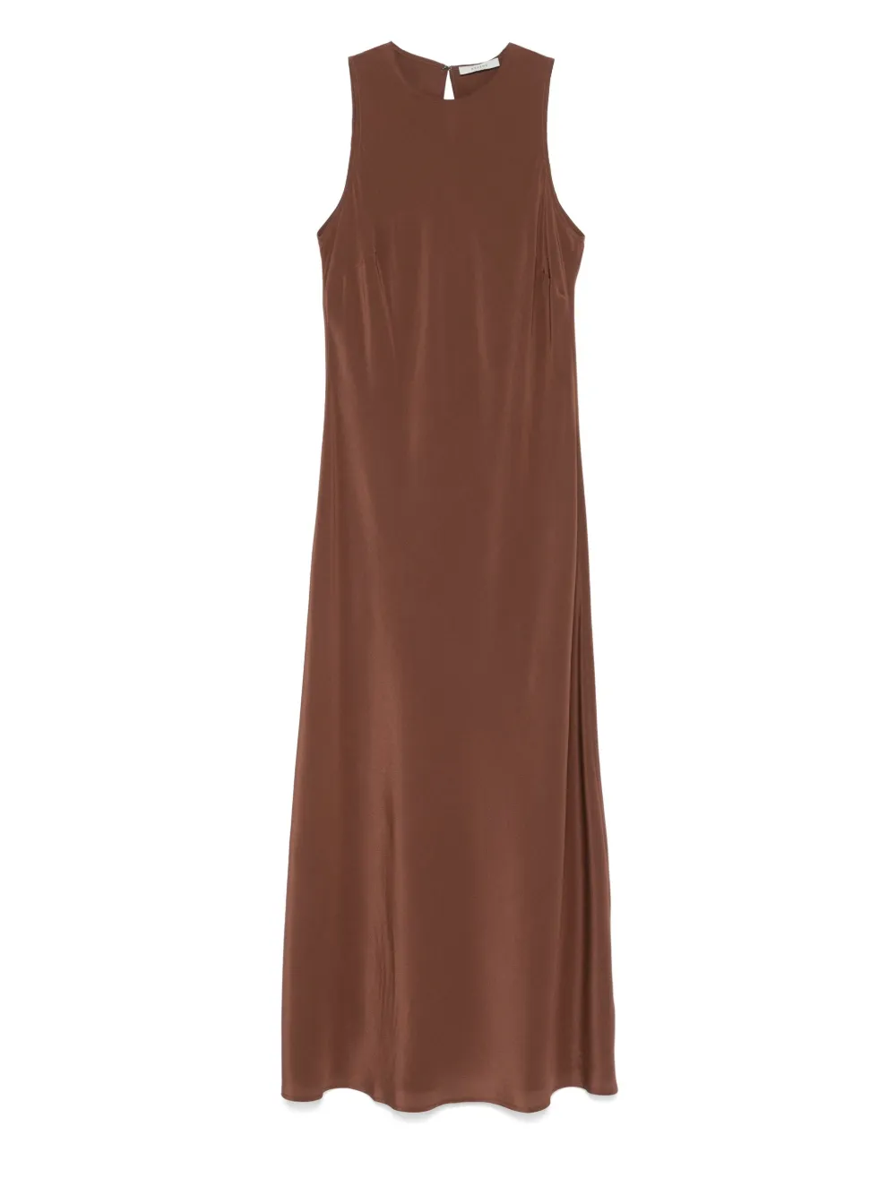 Asceno Valencia maxi dress - Marrone