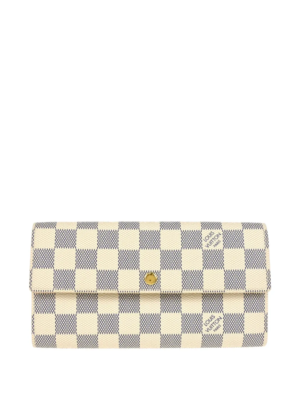 Louis Vuitton Pre-Owned 2012 Damier Azur Portofeuil Sara coin purse wallet - Bianco