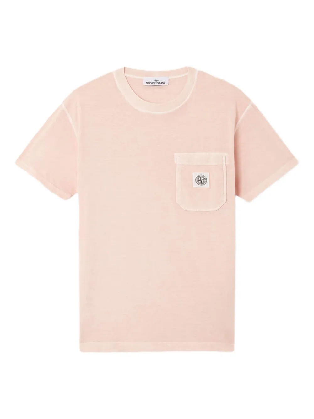 Stone Island patch-pocket T-shirt - Rosa