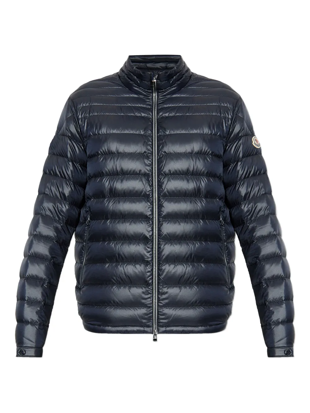 Moncler padded zip-up jacket - Blu