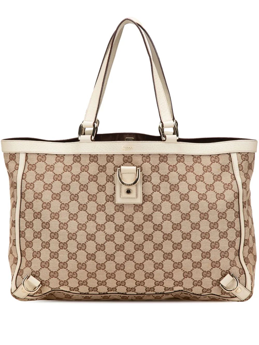 Gucci Pre-Owned 2000-2015 GG Canvas Abbey D Ring tote bag - Marrone