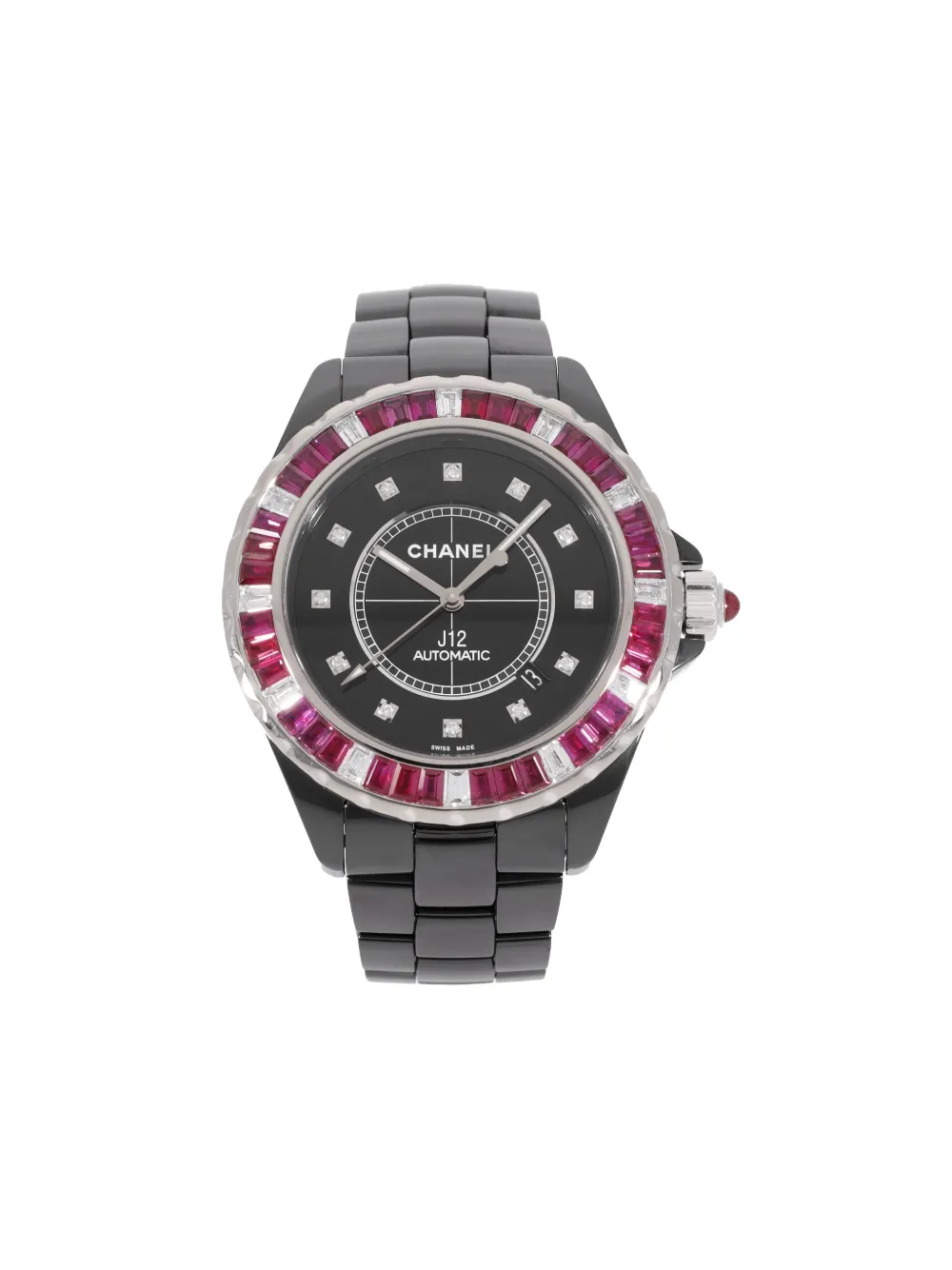 CHANEL Pre-Owned pre-owned J12 42mm - Nero