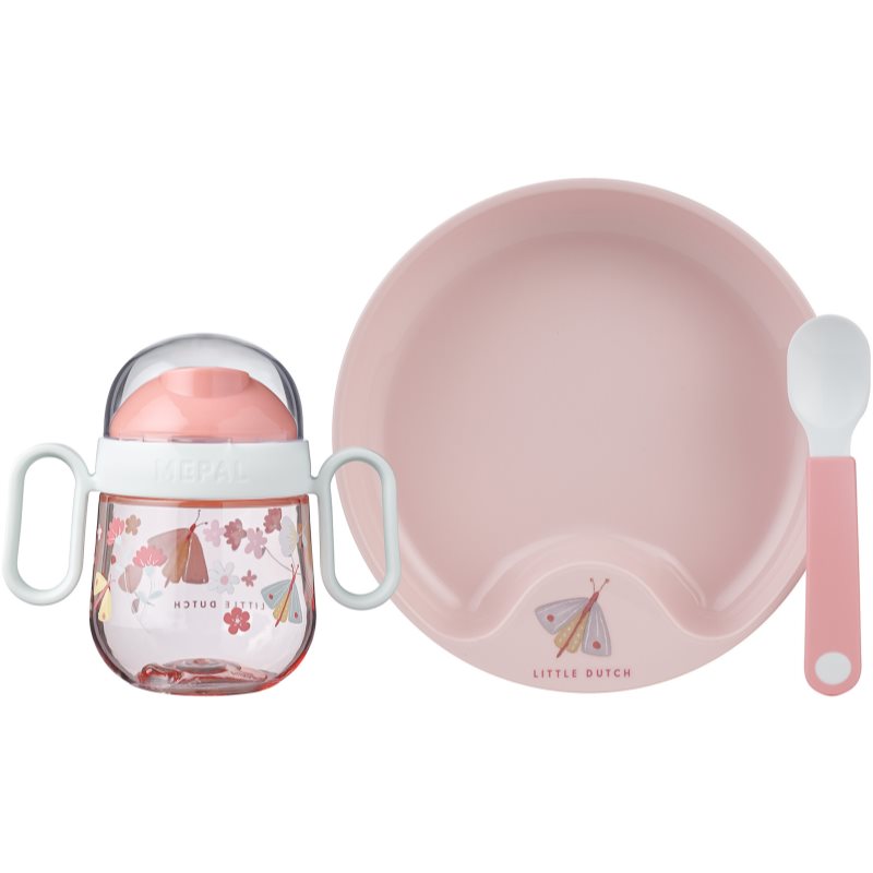 Little Dutch Dinnerware Flowers & Butterflies Set Posate Per Bambini