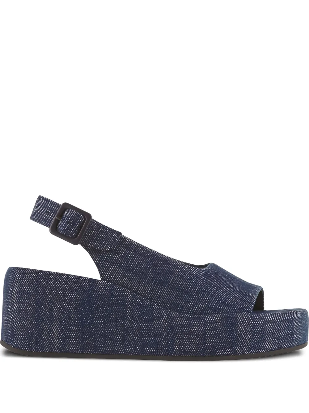 Hogl 65mm denim platform sandals - Blu