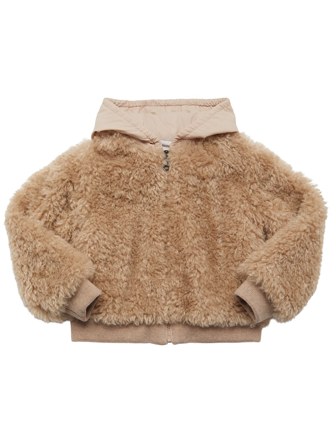Logo Tech Blend Teddy Zip-Up Jacket
