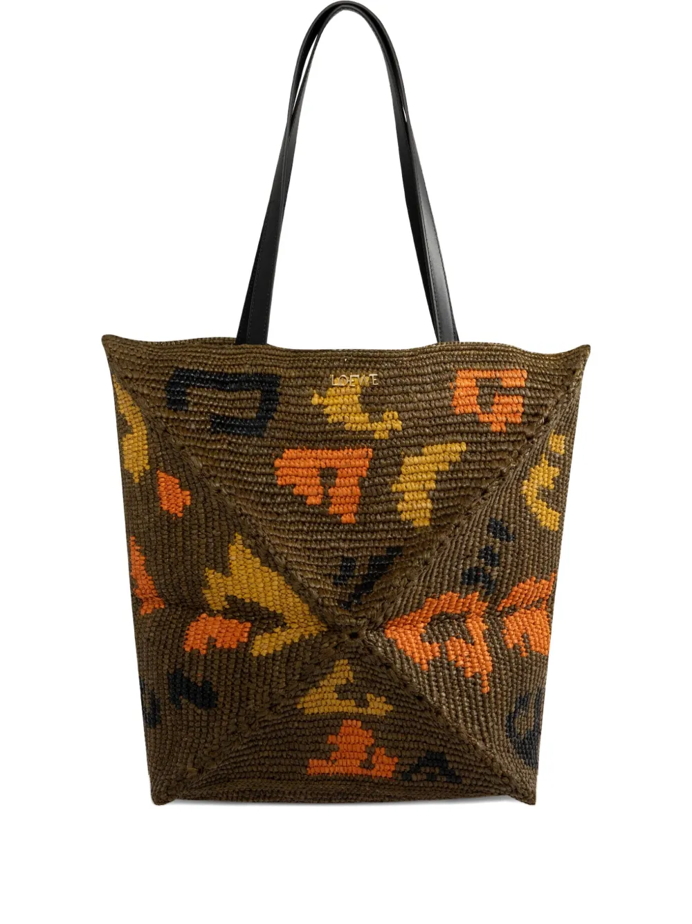 LOEWE medium Puzzle tote bag - Verde