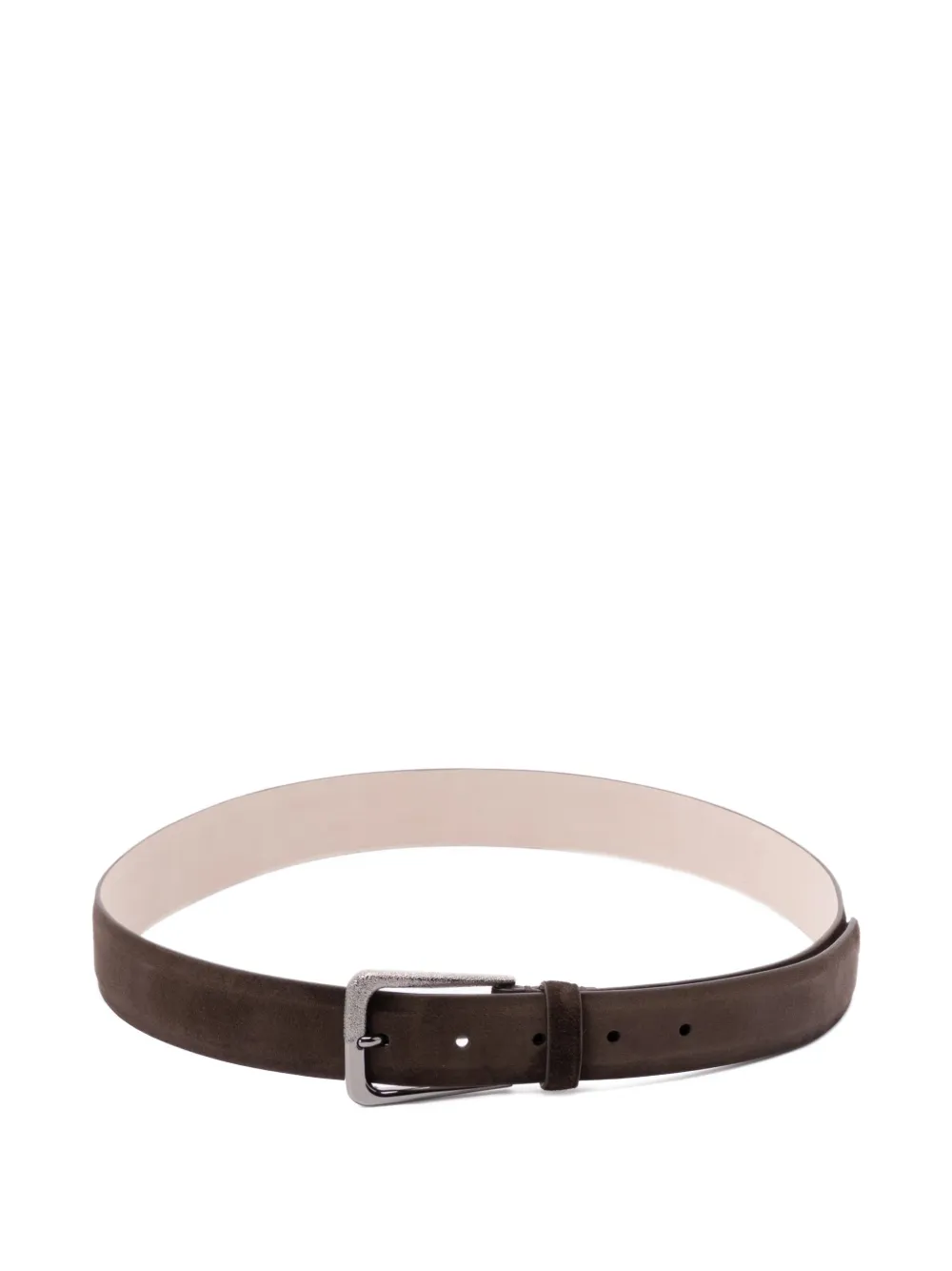 Brunello Cucinelli suede belt - Marrone