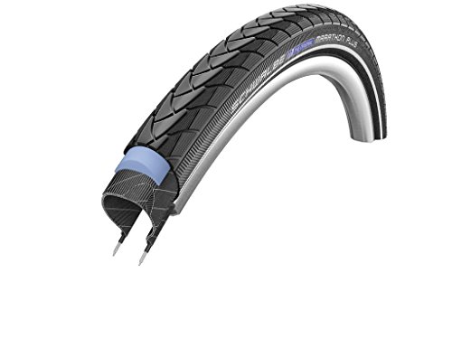 Schwalbe Fahrrad Reifen Marathon Plus Enc // Alle Größen, Variante:Schwarz Reflex, Drahtreifen, Dimensioni:37-622 (28×1,40´´)