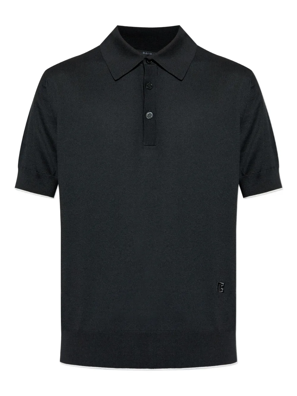 Balmain short-sleeve polo shirt - Nero