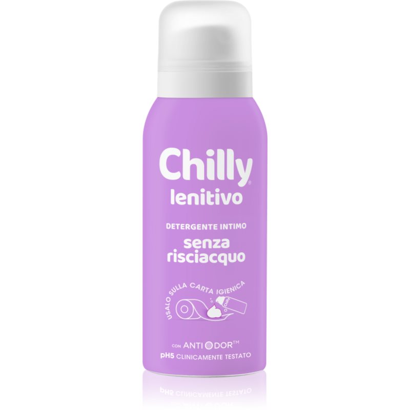Chilly Lenitivo Senza Risciacquo Mousse Detergente Delicata Per L'Igiene Intima 100 Ml