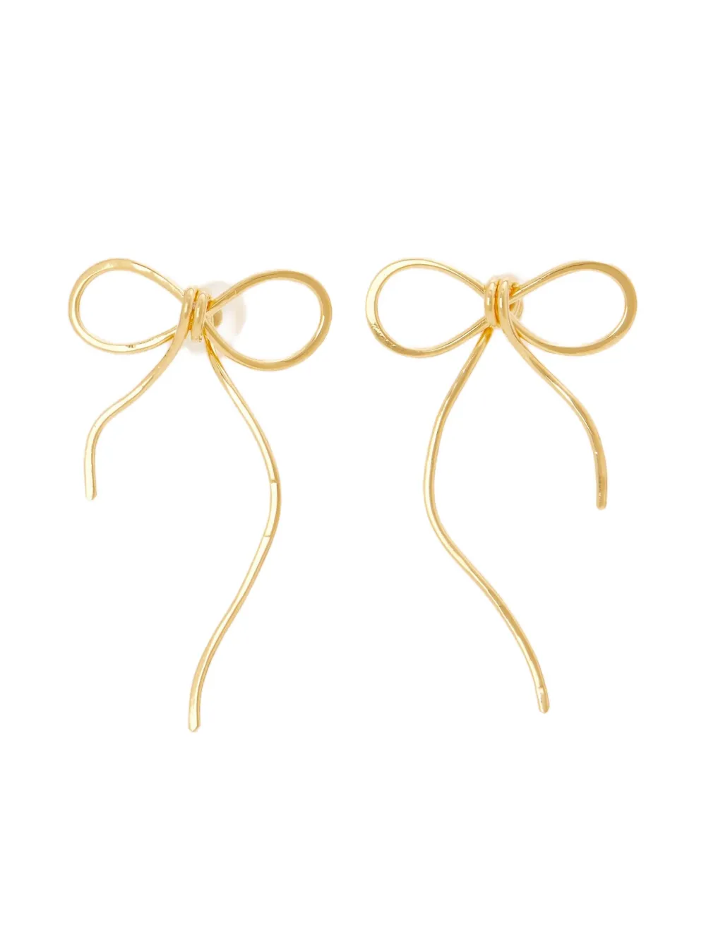 Marni bow-motif earrings - Oro