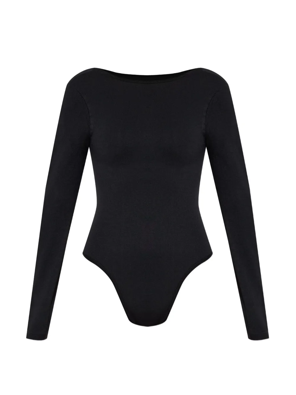 Heist long-sleeve open-back bodysuit - Nero
