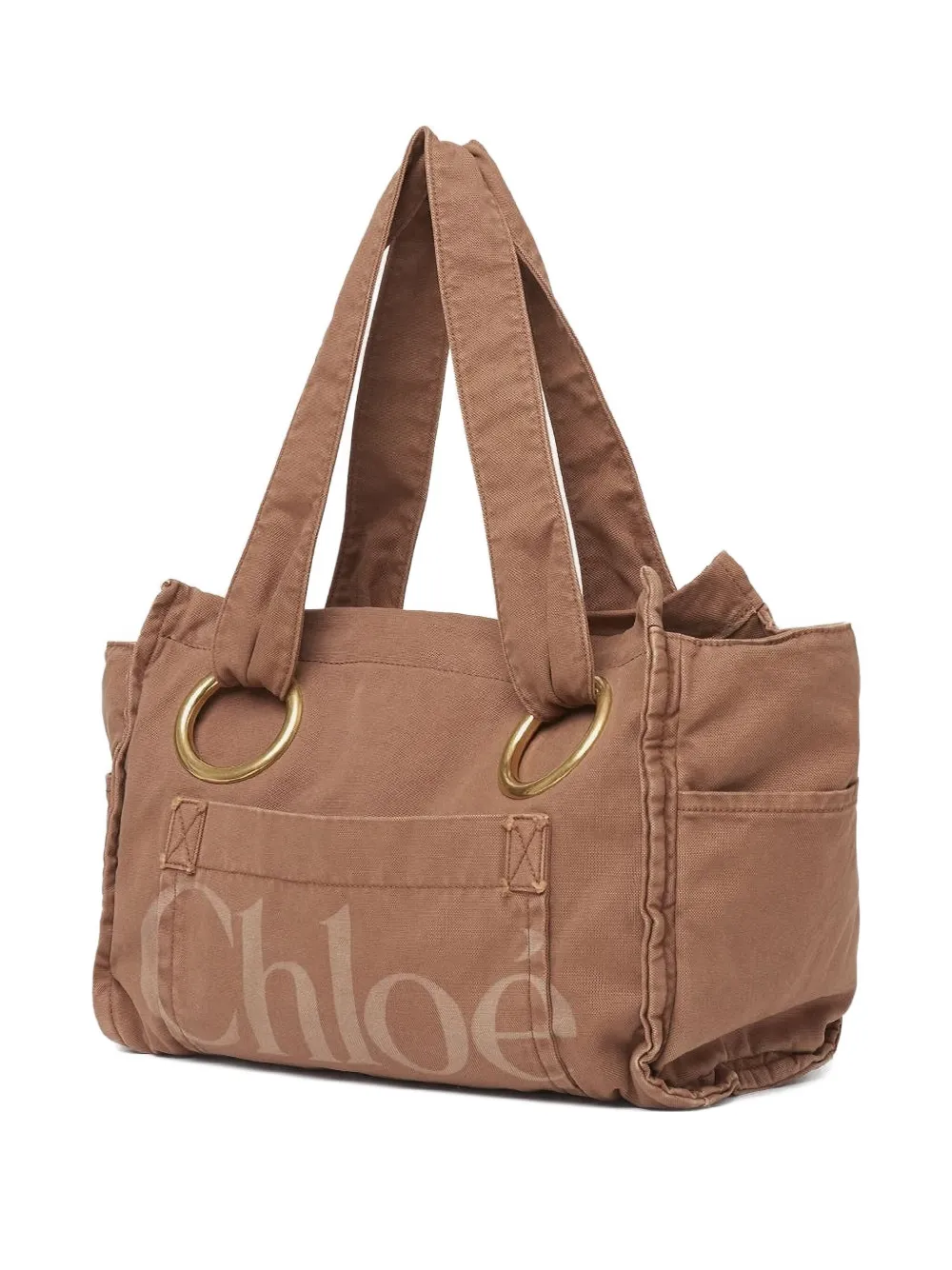 Chloé Plage tote bag - Marrone