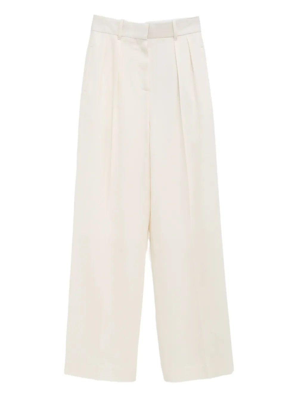 LOEWE pleated trousers - Bianco