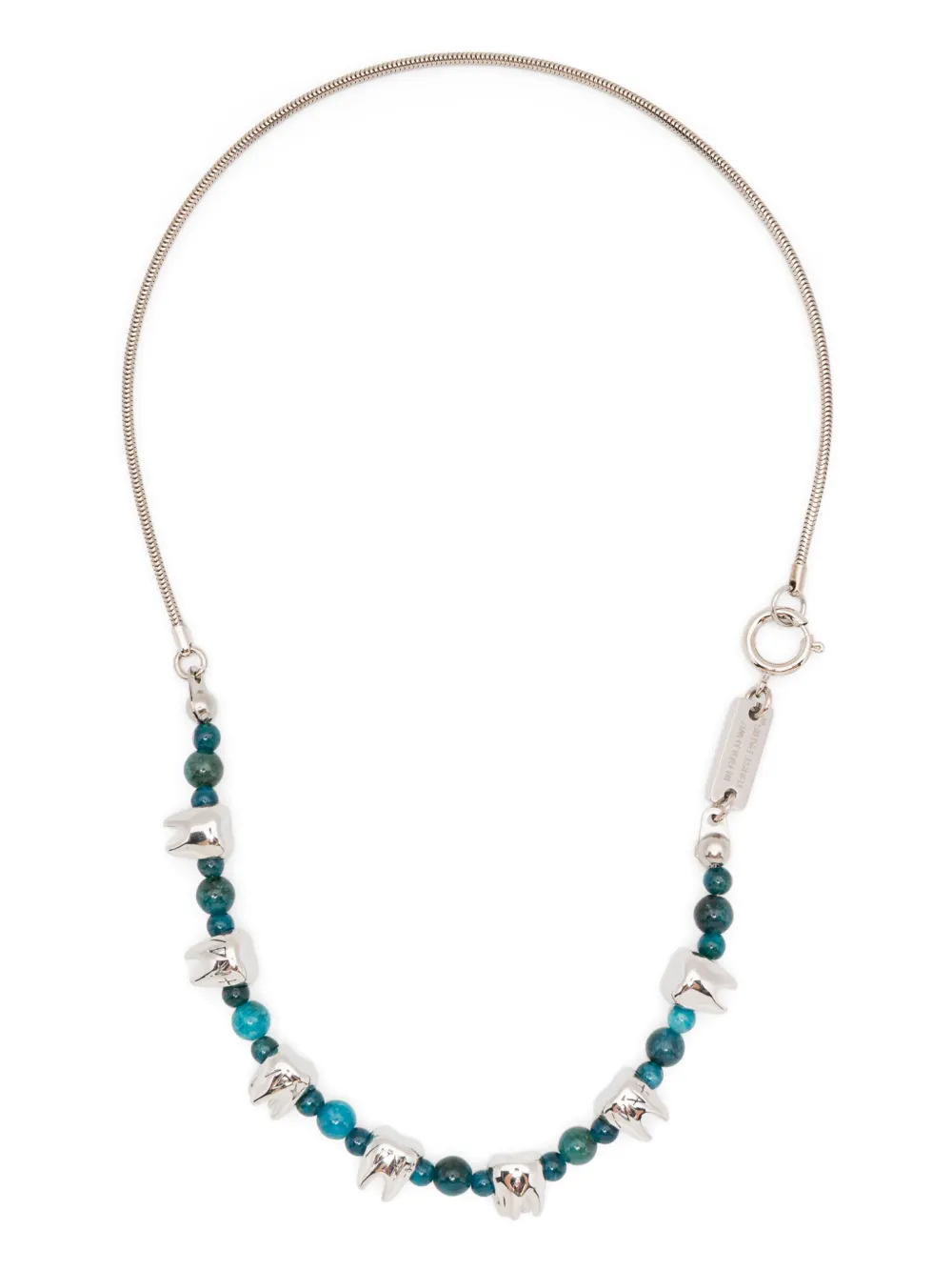 IN GOLD WE TRUST PARIS Sacred Tooth necklace - Verde