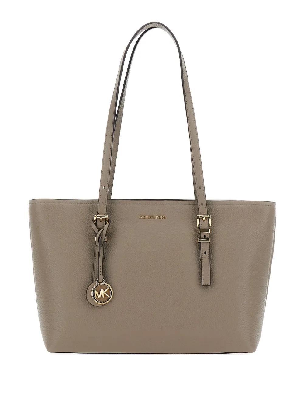 Michael Michael Kors logo-charm shoulder bag - Grigio