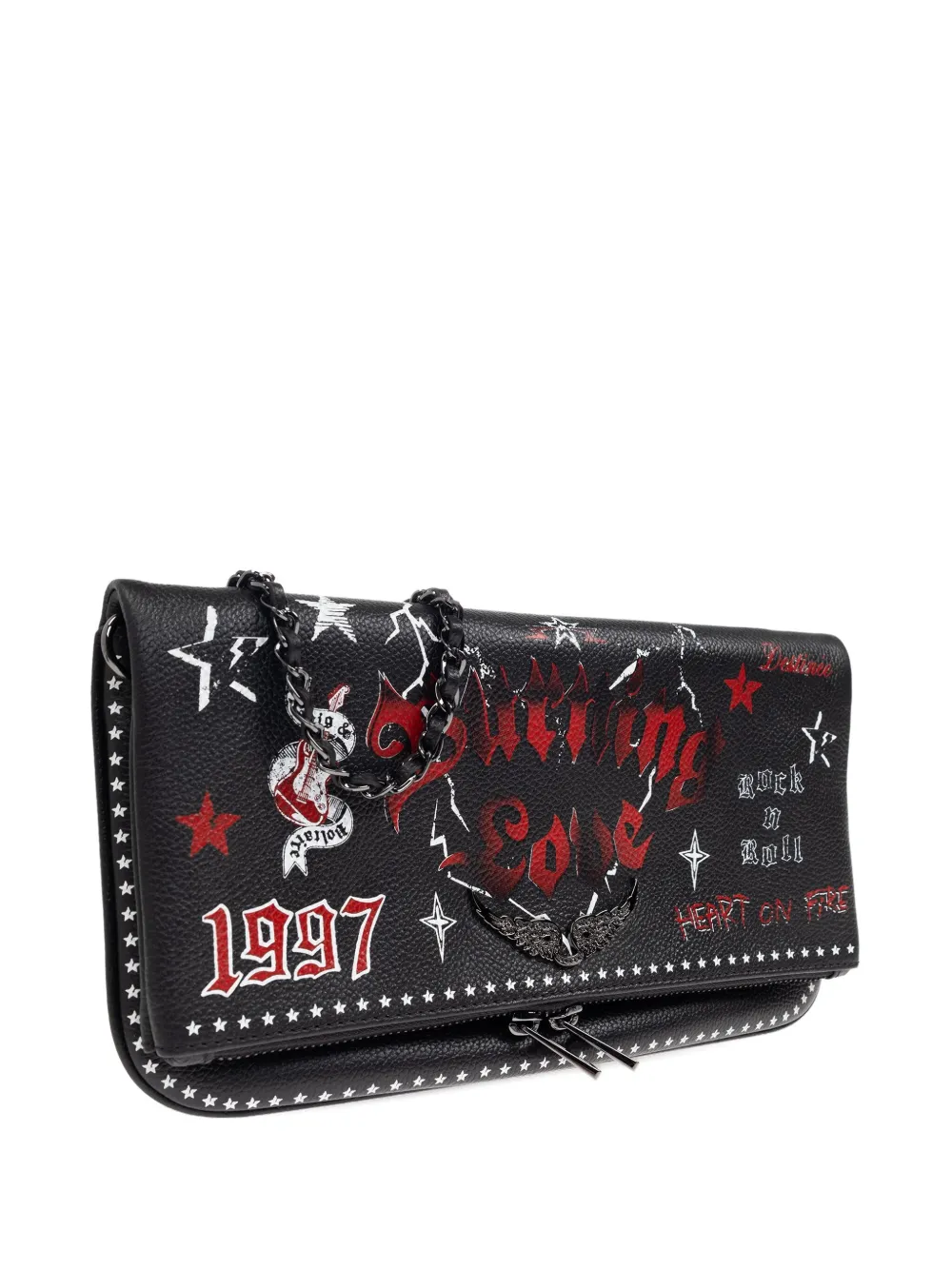 Zadig&Voltaire Rock Punk clutch bag - Nero