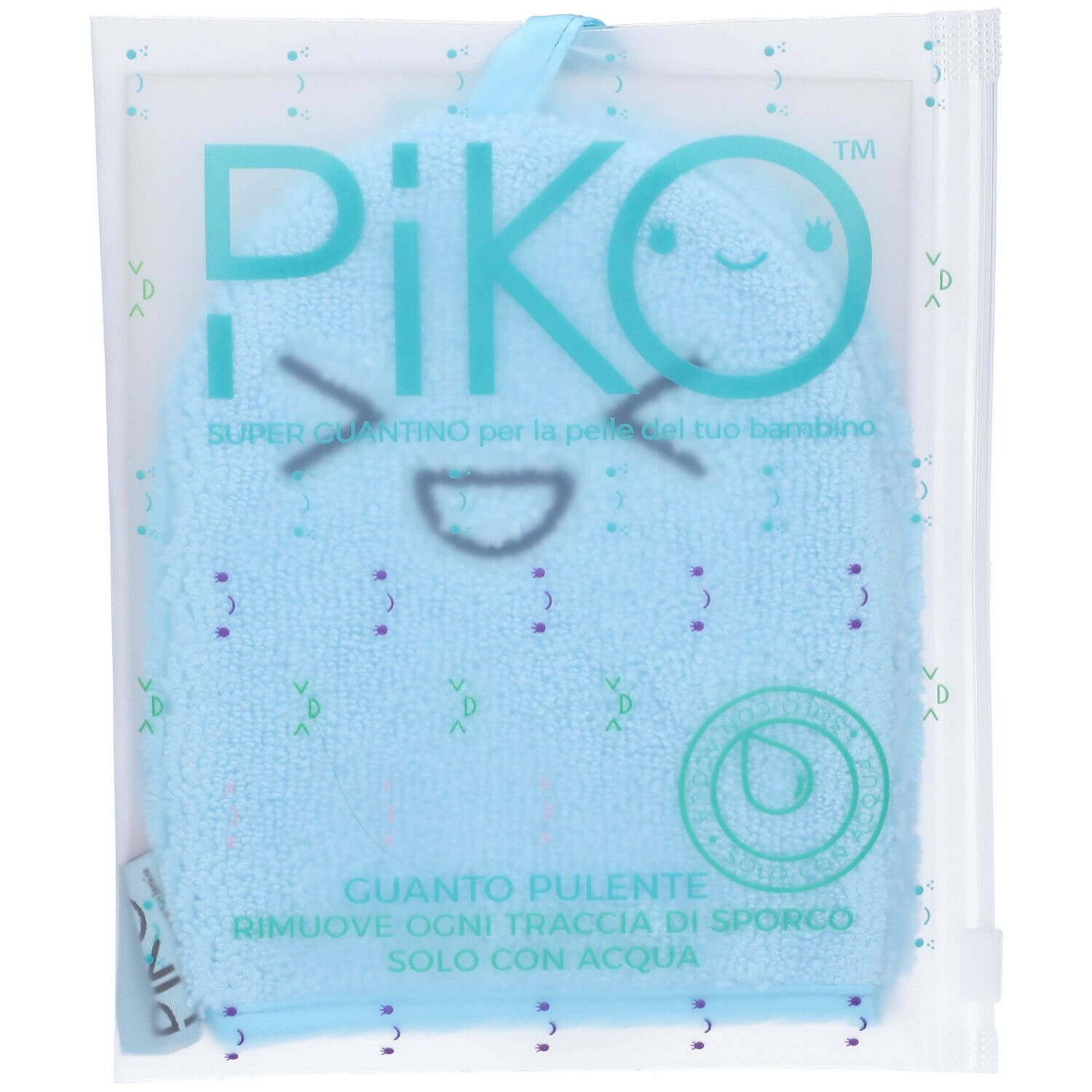 GR Farma PIKO Guanto in Microfibra Azzurro 1 pz Guanti