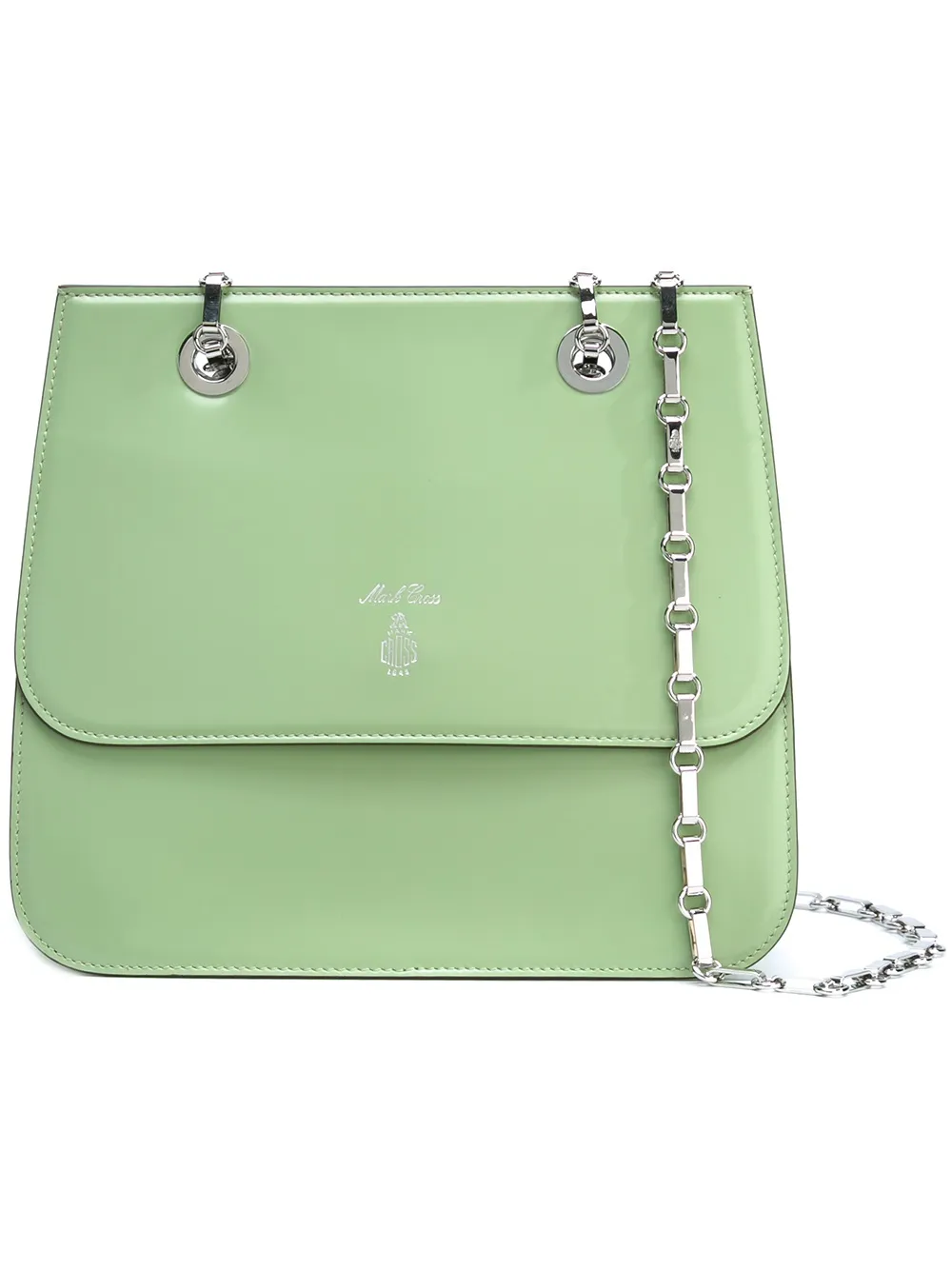 Mark Cross chain strap shoulder bag - Verde