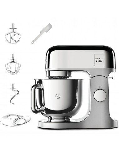 Kenwood KMX760CH Impastatrice 1000 W 5 L Cromo, Grigio