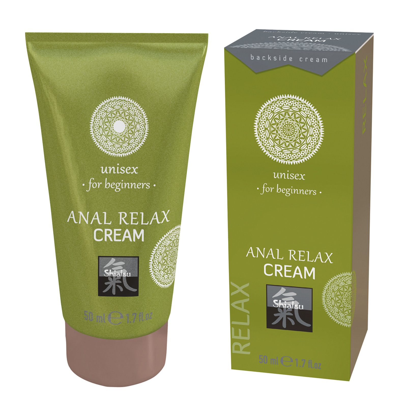 Shiatsu - Crema e lubrificante rilassante anale 50 ml