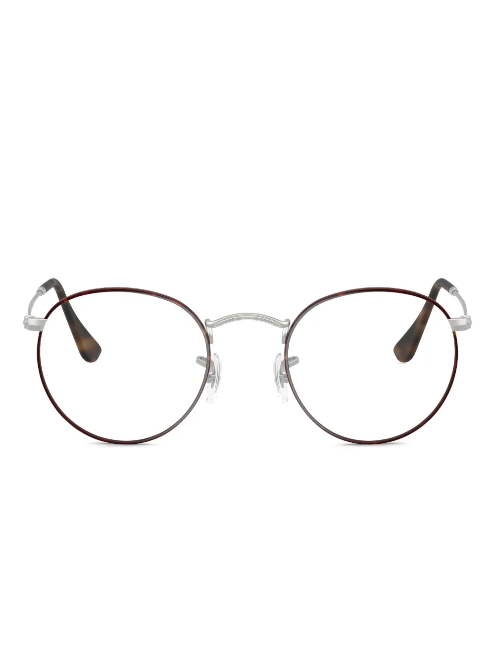 Ray-Ban RB3447V round-frame glasses - Argento