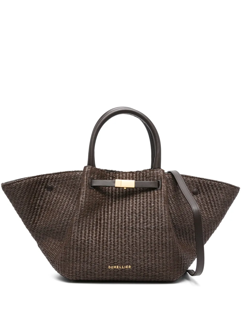 DeMellier midi New York tote bag - Marrone