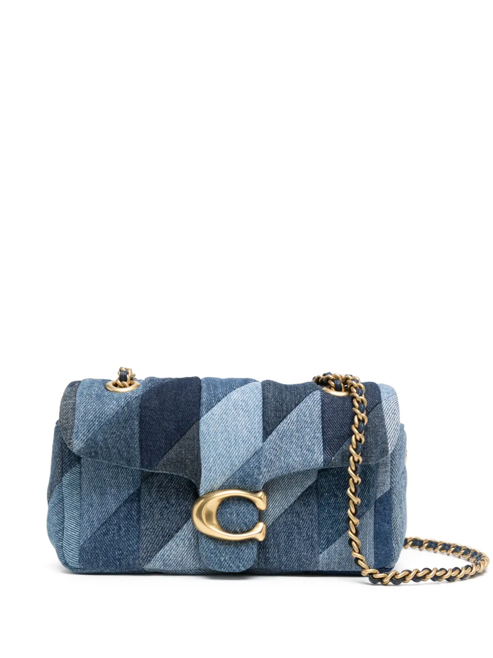 Coach small quilted tabby crossbody bag - Blu
