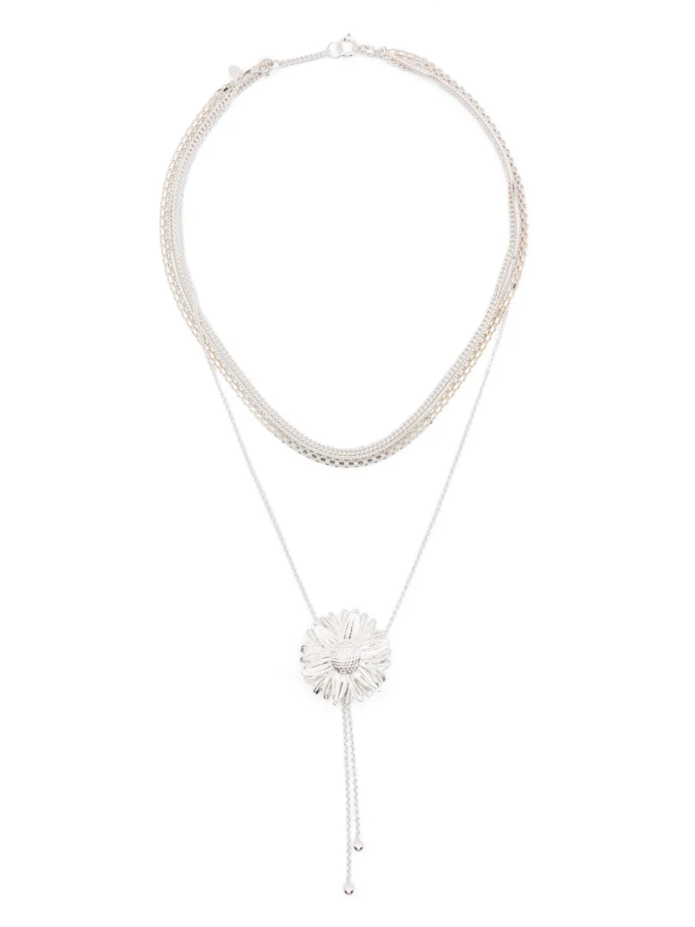 Wouters & Hendrix Daisy layered necklace - Argento
