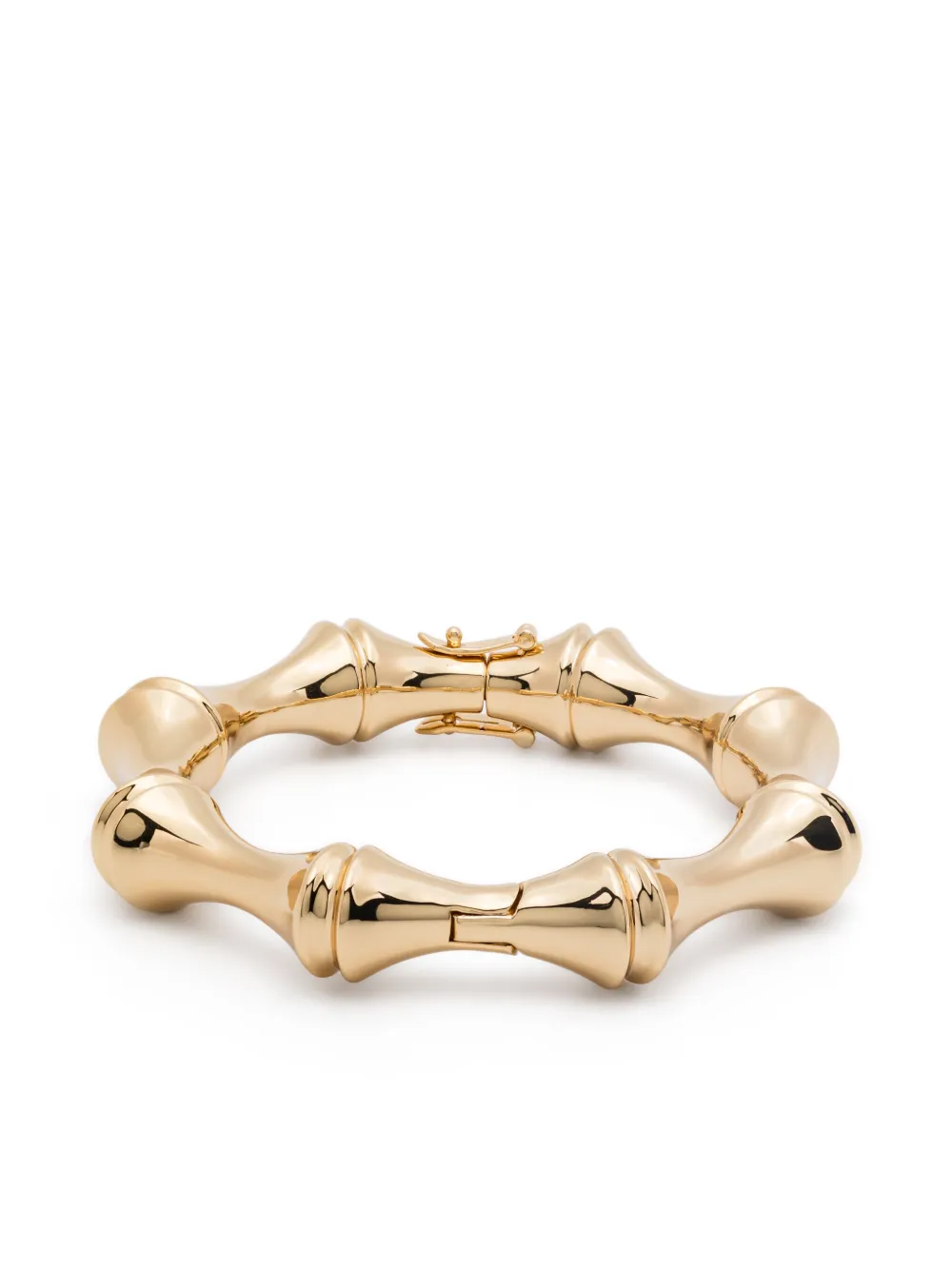 Eddie Borgo LARGE BAMBU LINK BRACELET - Oro